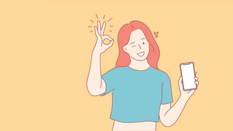 ilustrasi vector perempuan dapat ide